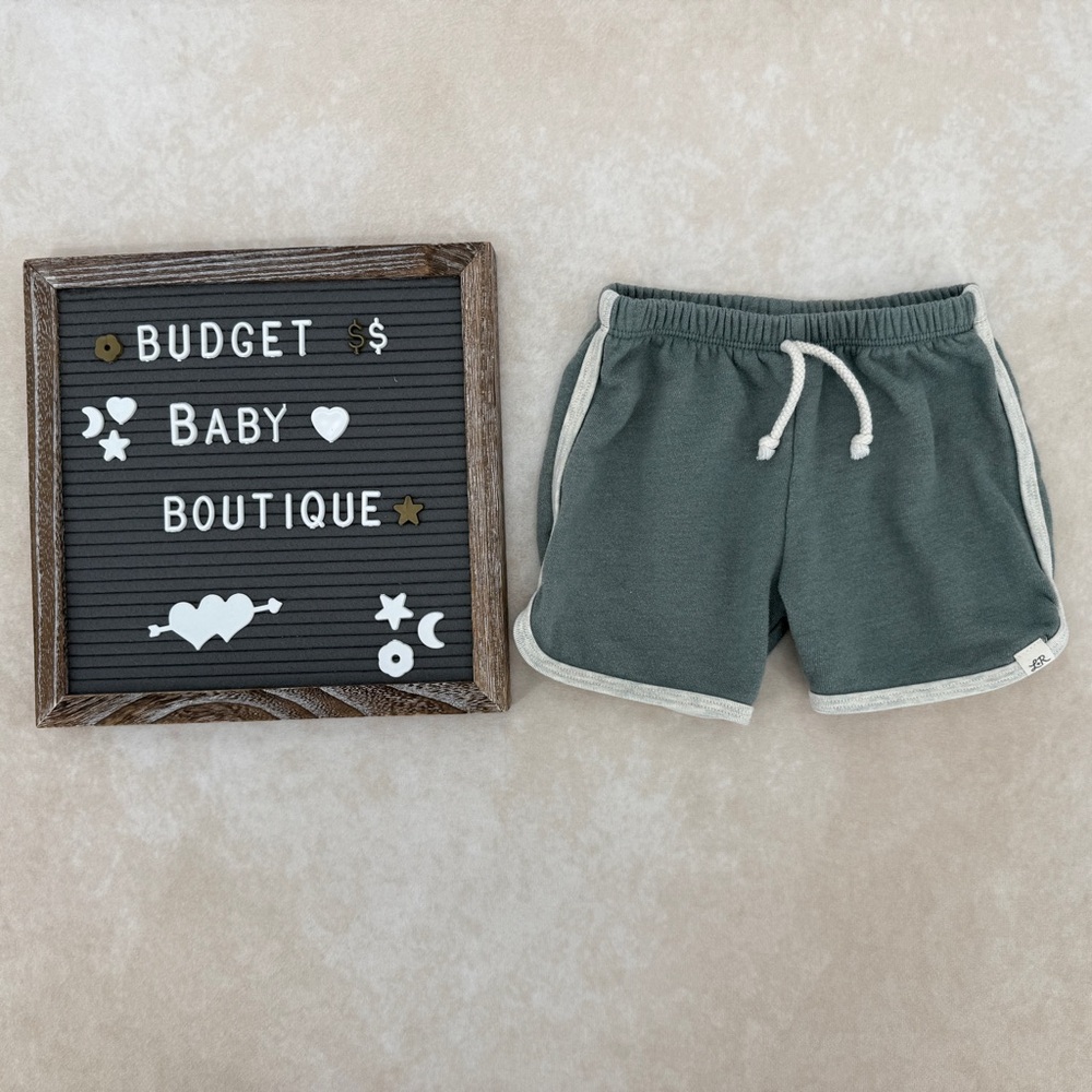 Lulu + Roo Green Track Shorts